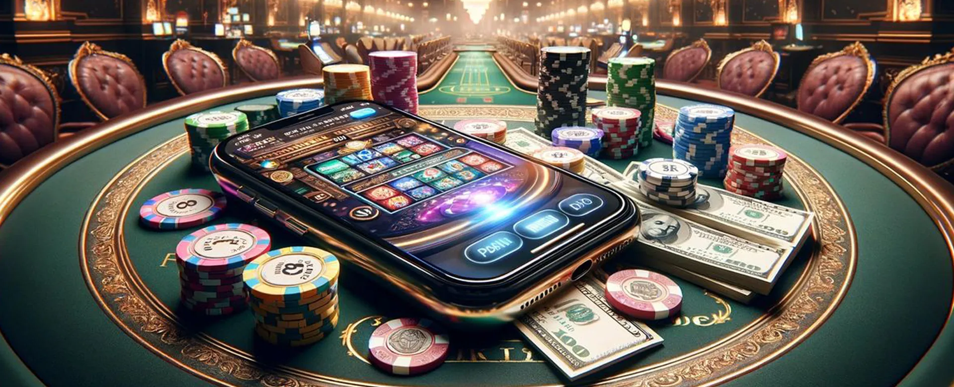 me777 online casino blog hero image with golden elements